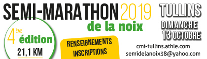 CMI - bannière newsletter semi marathon de la noix 2019