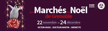 Ville de Grenoble - Bannière newsletter marché de noël 28/11 et 05/12/19